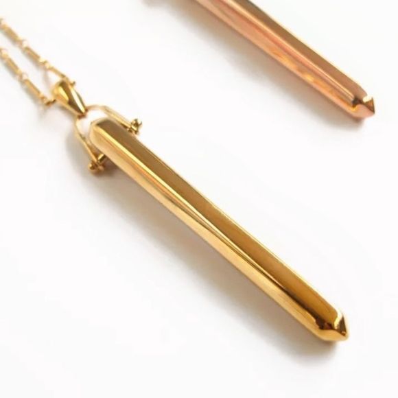 Stella & Dot Rebel Pendant Necklace — Gold - Picture 5 of 8